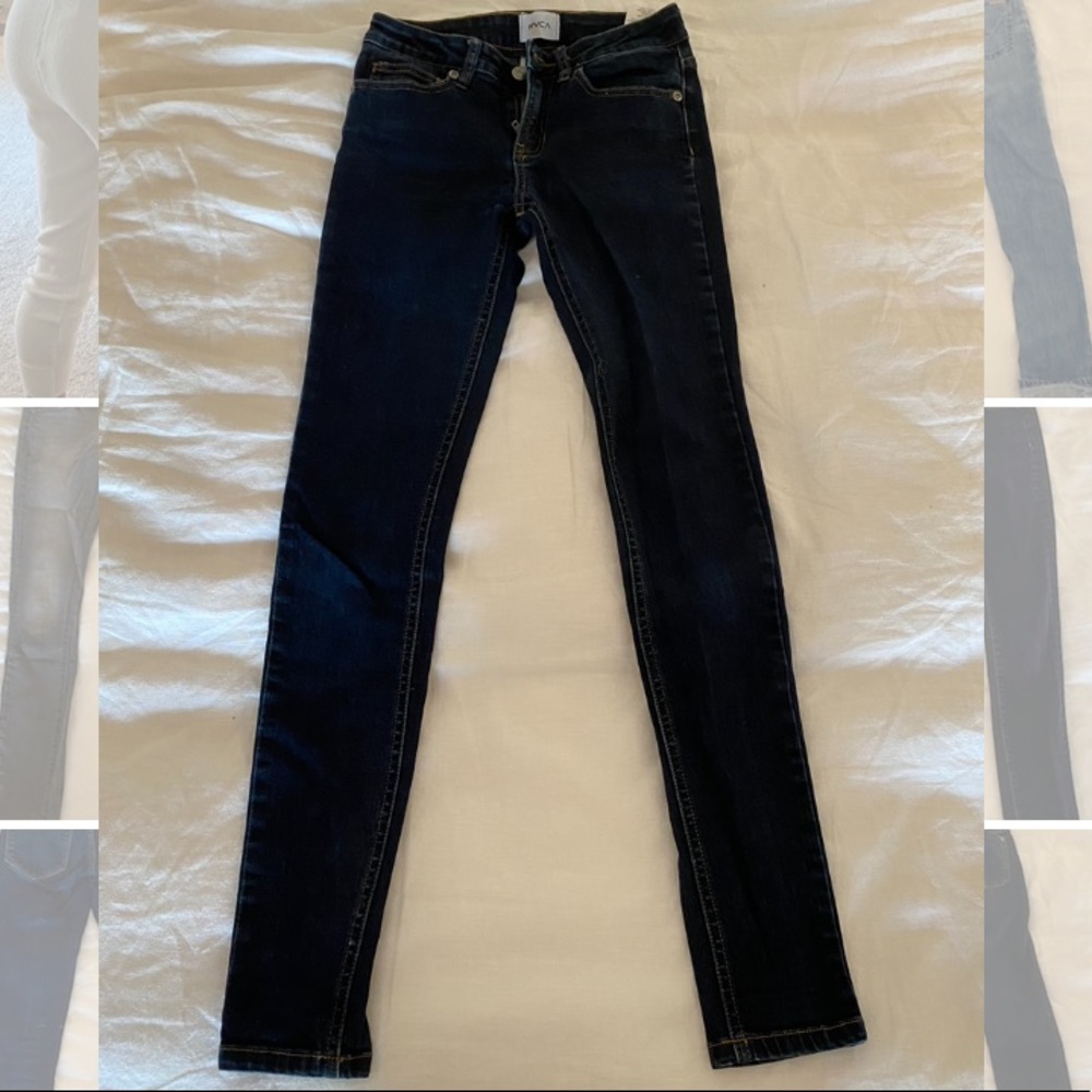 RVCA Mid Rise Skinny Jeans